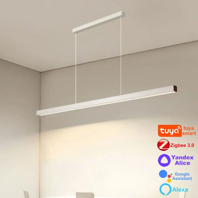 Full Spectrum Led Pendant Lamp CRI97 Zigbee Tuya Chandelier Office Study Dining Room Decor Smart Home