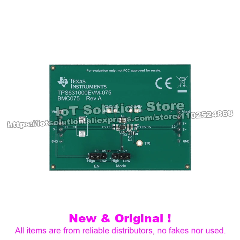 TPS631000EVM TPS631000 high power density buck-boost converter evaluation module