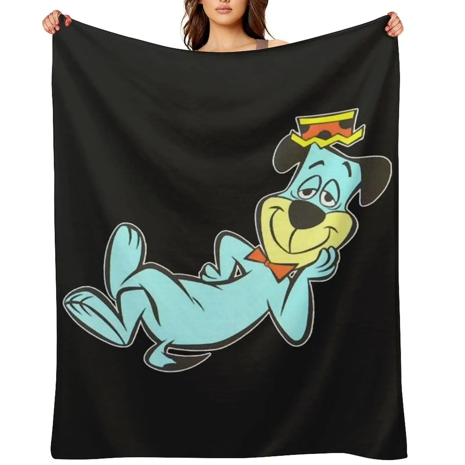 

Huckleberry Hound Essential Throw Blanket Cute Plaid Summer Beddings Thermal Hairy Blankets