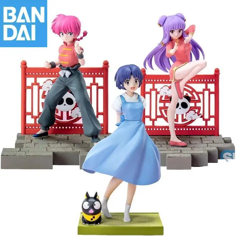 

В наличии оригинальные оригинальные Luminasta Ranma1/2 Ranma шампунь Tendou Akane премиум-фигурки аниме модели игрушечная кукла коллекционная фигурка