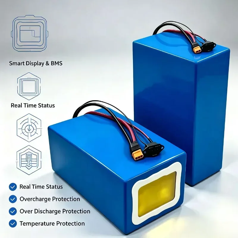96V Customizable Capacity LiFePO4 Energy Storage Unit, Integrated Smart BMS, Deep-Cycle Backup Power for Off-Grid System & RV Eq