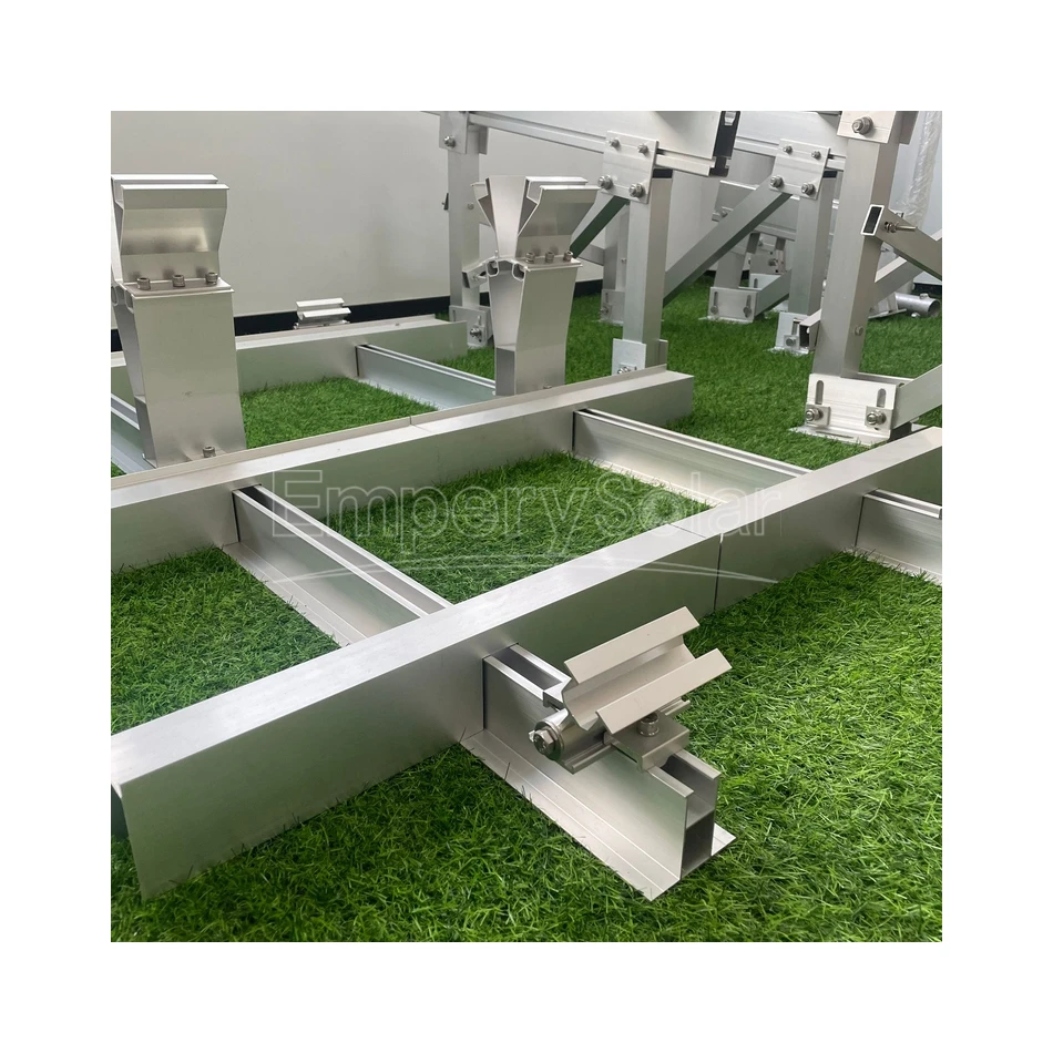 Easy Install EmperySolar EPR-BM02 Solar Panel Bracket Mounting System Flat Roof Aluminum Steel Stainless Steel Balast Plate