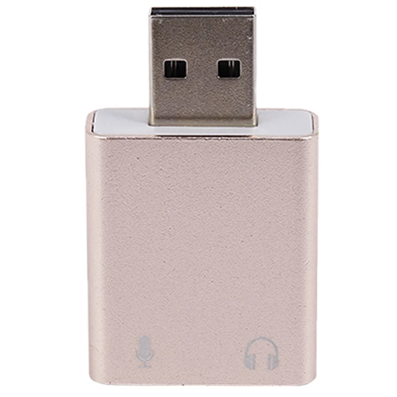 Usb خارجي إلى 3.5 مللي متر جاك ، محول صوت ستيريو ، هيئة التصنيع العسكري ، للكمبيوتر ، الكمبيوتر ، الكمبيوتر المحمول ، 10x