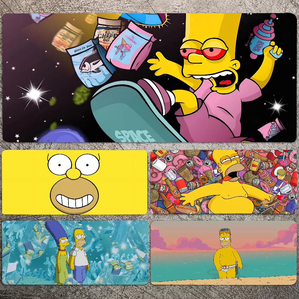 

EPC funny the Simpsons non-slip mouse pad suitable for office computers laptops e-sports game desk mats XXL Keyboard