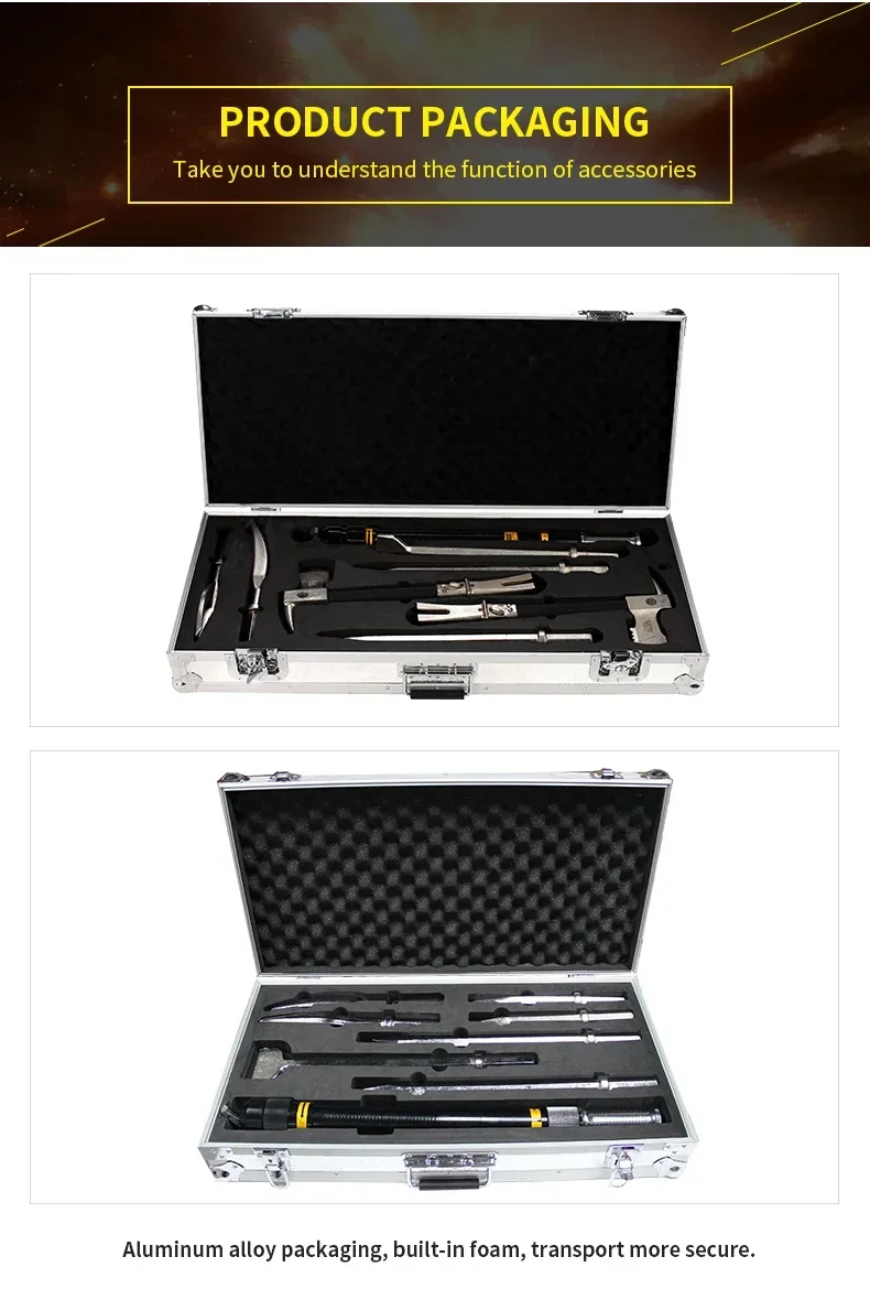 ODETOOLS PRT-8 Light Weight Manual Hand Rescue Tool Set With Aluminium Case For Rescue