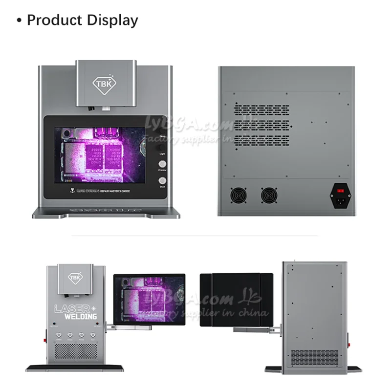 LY-TBK2203 2205 Intelligent Infrared Thermal Laser Desoldering Welder 10 Inches 45W Laser Temperature Adjustment 50-450 °C