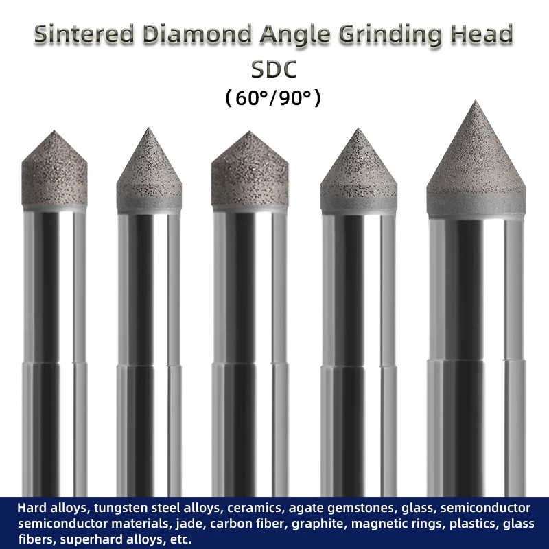 sdc diamond sinterizado grinding rod hard alloy precision polimento e escultura ceramic inner hole c chanfre cabeca 01