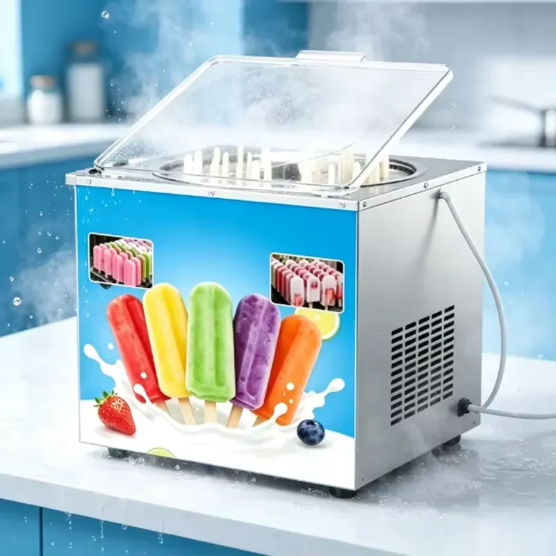 for Beach Stall Automatic Popsicle and Ice Cream Freezing Machine Kiosk Startup Business Opportunity