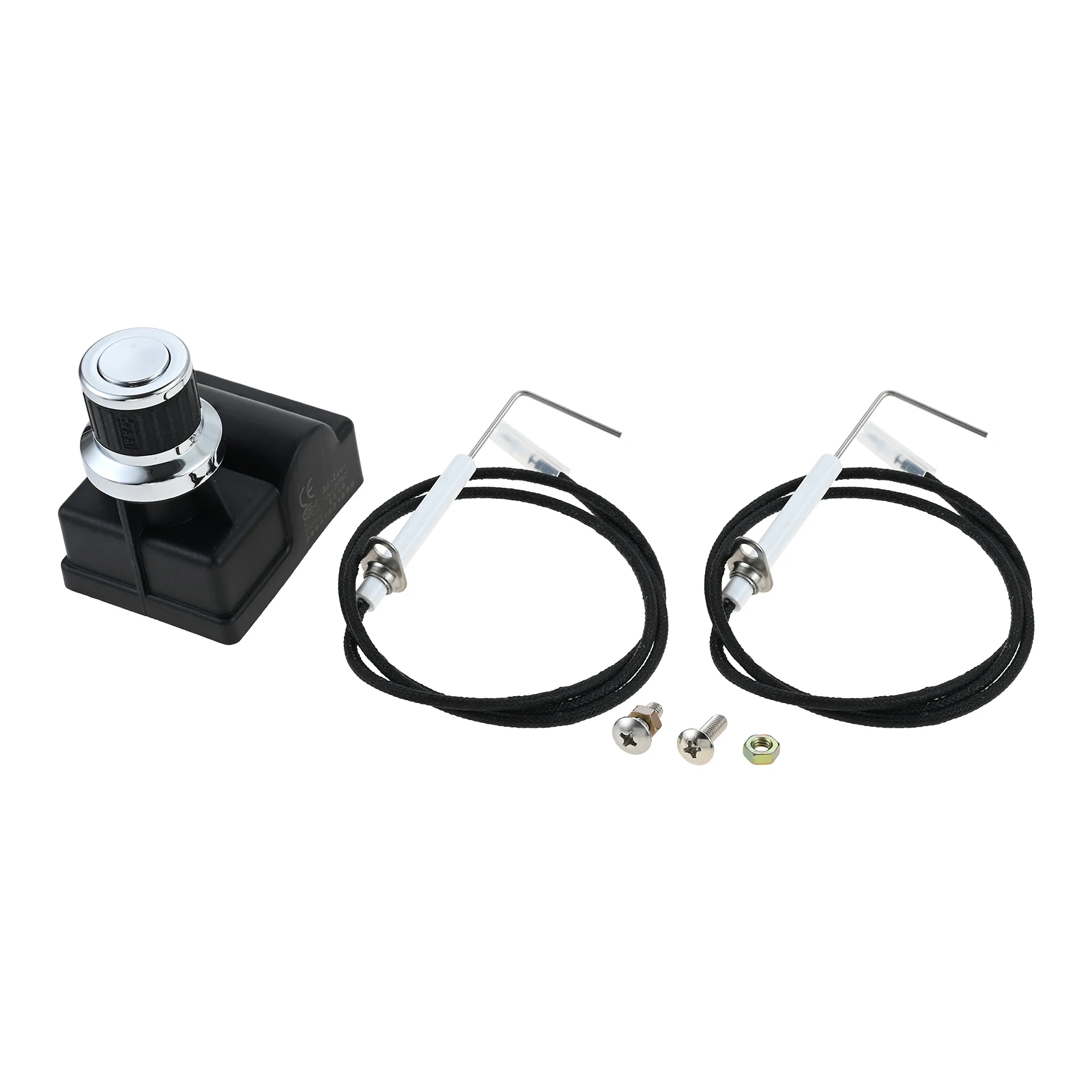 

3 розетки, гриль, кнопочный искровой воспламенитель с 2 шт., керамические штифты и винты зажигания, подходят для Blackstone, 28-дюймовая решетка, батарея AA