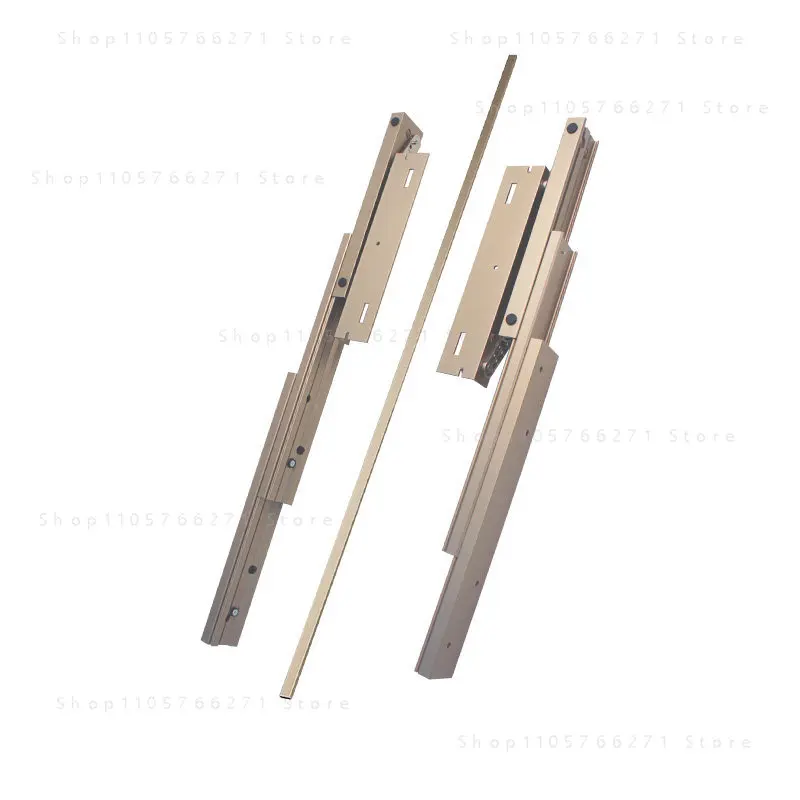 Rising Table Top Sliding Rail Hardware Kit Buffering Extension Track for Dining Table Desk Folding Table Mechanism