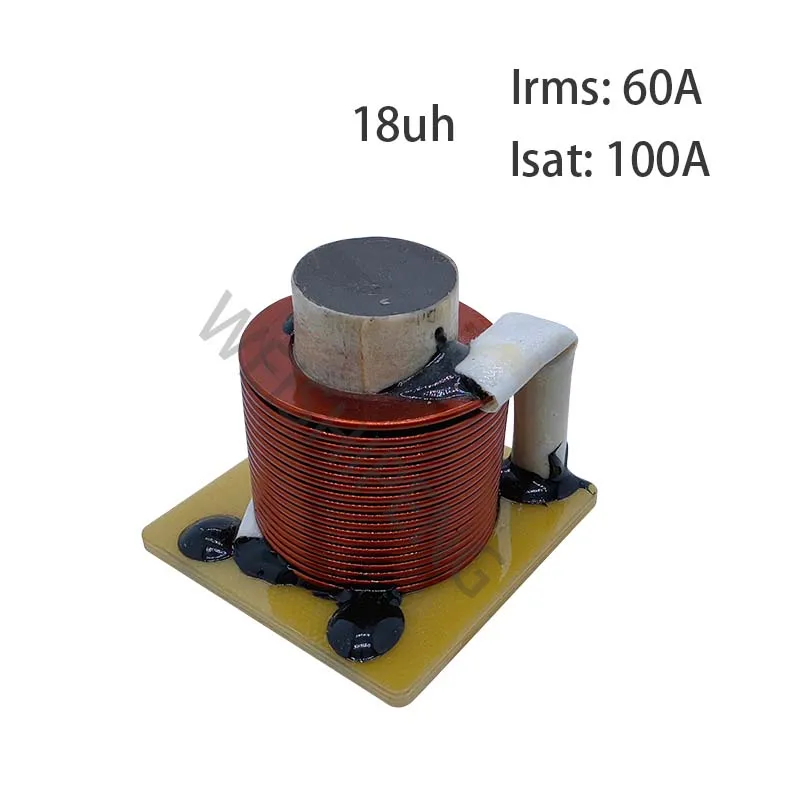 18uh60A R-bar flat coil inductance, high-power reactance, high current inductance