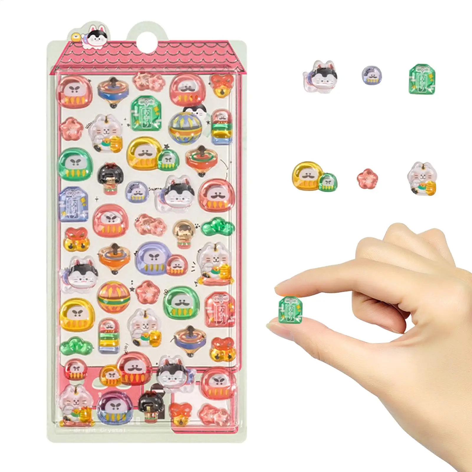 ملصقات ثلاثية الأبعاد على الطراز الياباني، شارات حساب يدوية، شارات حساب يدوية للطلاب، الفنانين، المعلمين، جمع الأطفال، المصممين #1