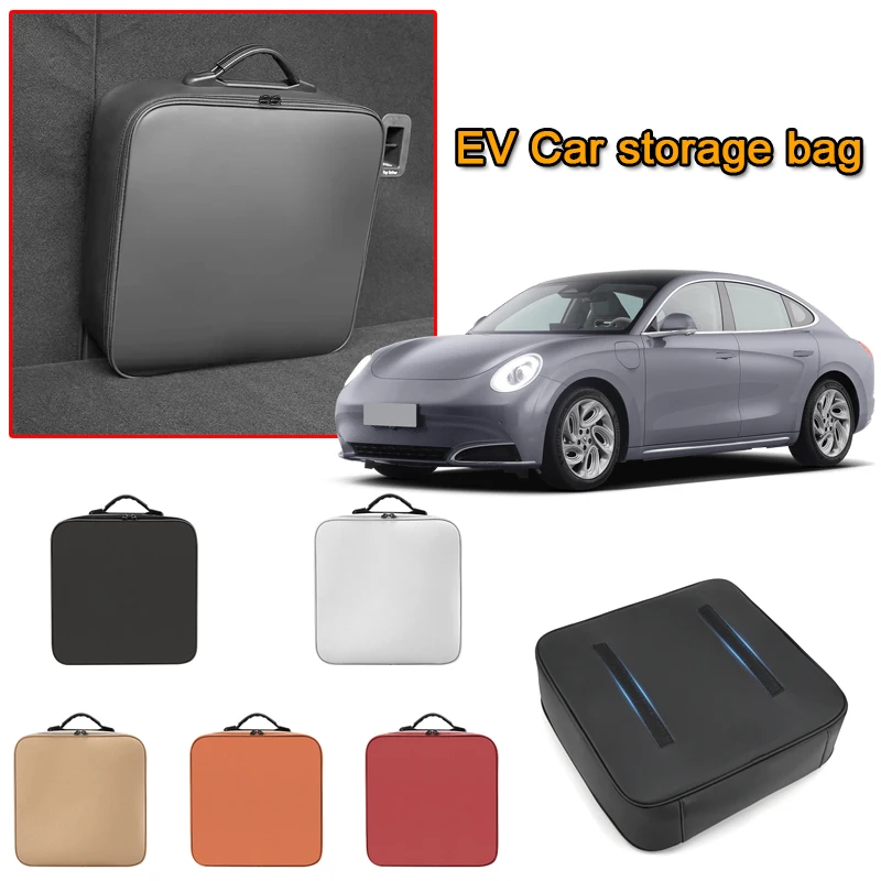 

Portable EV Car Charging Cable Storage Box Electric Vehicle Charger Cables Carry Bag Fit For GWM ORA 03 07 ORA5 ORA 03 GT