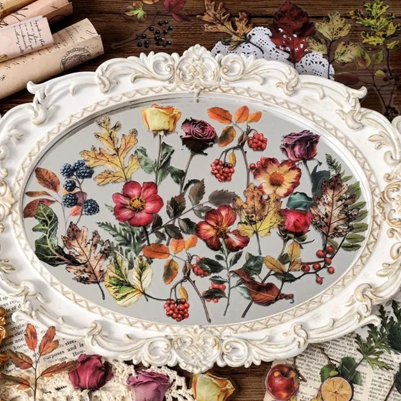 Растительный лист цветок декоративная наклейка наклейка для скрапбукинга