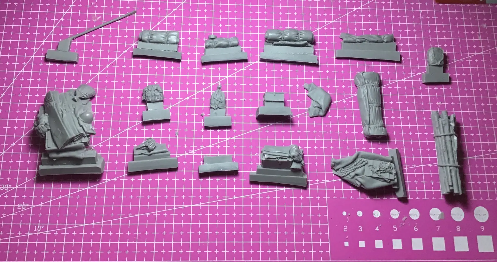 1/35  Resin Model Figure GK，Tank accessories , Unassembled and unpainted kit