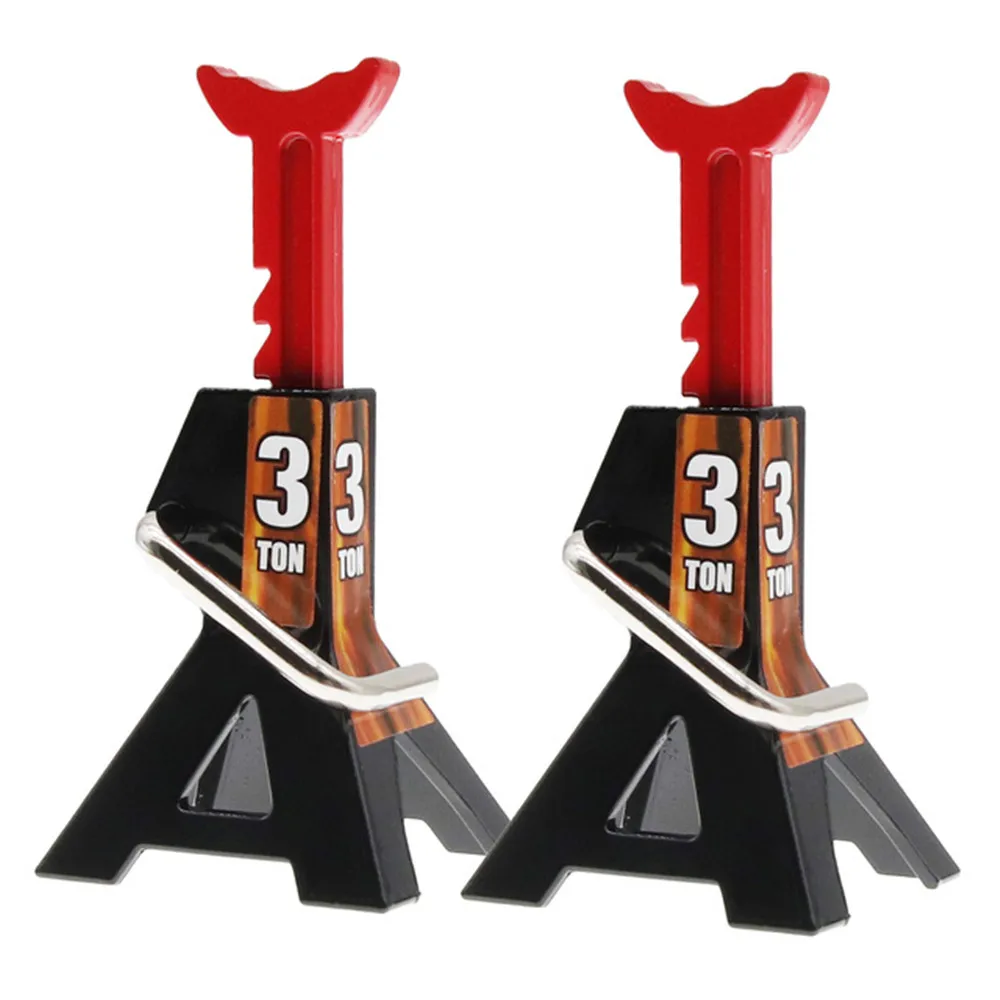 1/10 RC Car Jack Stand Metal Simulation Jack Stands Lifting For Axial SCX10 Wraith Traxxas TRX-4 Tamiya D90 1/10 RC Crawler Car