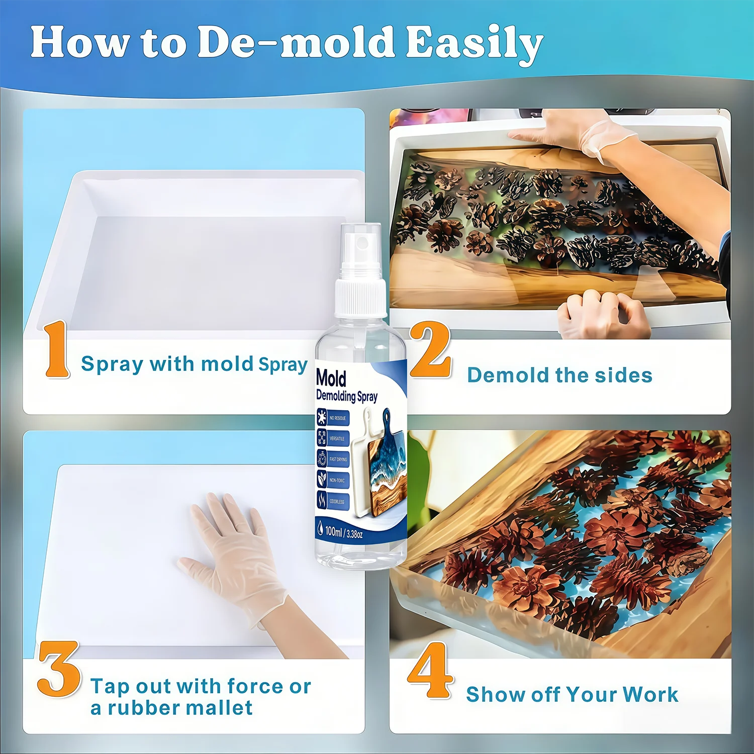 Semprotan Cetakan 7Oz/3.5Oz un - Candle Making Moulds ulasan dan harga