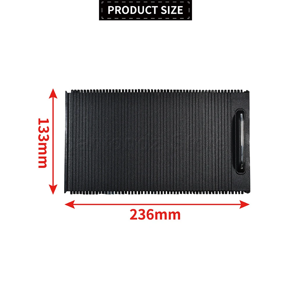 Centre Console Armrest Cup Holder Roller Pull Curtain Box Storage Cover For Citroen Berlingo Peugeot Partner 2008-2018 7591.7 view 2