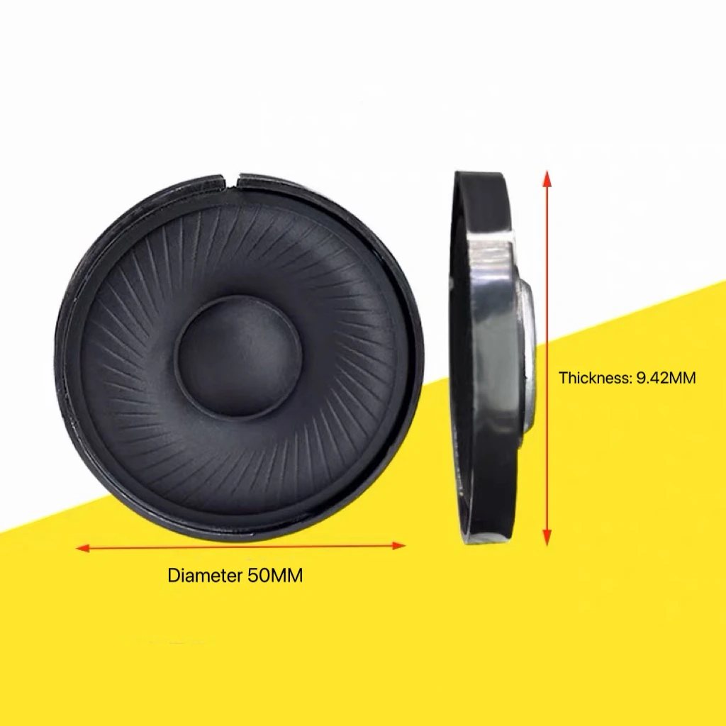50mm silk membrane unit with powerful bass mesh tuning, suitable for over-ear headphones - view 5
