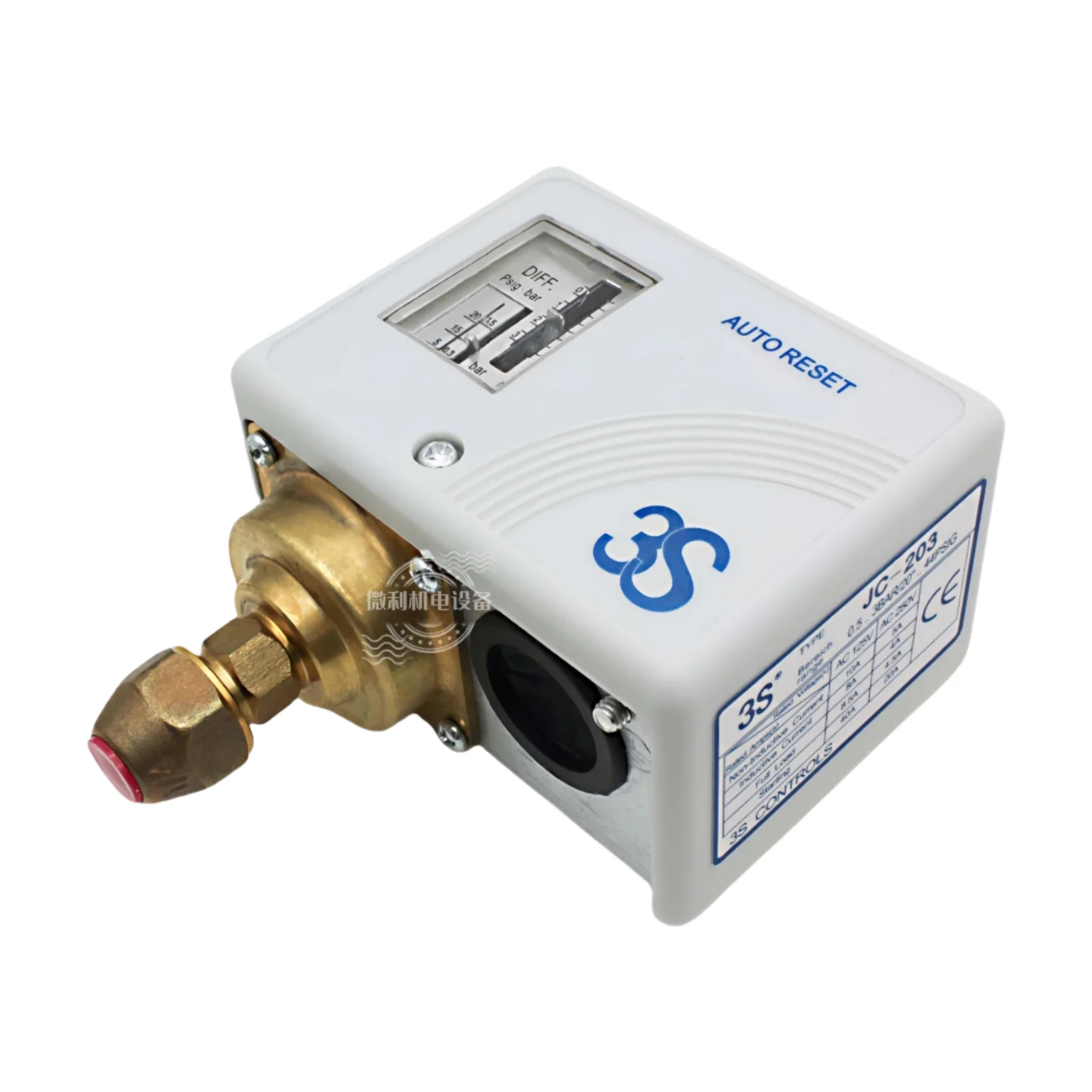 3S pressure switch differential pressure controller JC-206 210 215 boiler water and gas high and low pressure control regulation
