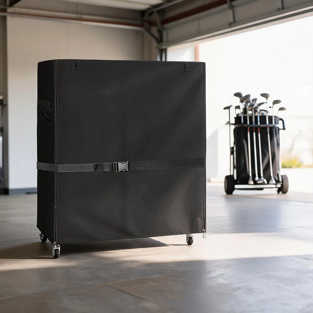 Waterproof Dustproof Golf Bag Storage Cover, Space Saving Stand Protective Shell, Indoor Outdoor Garage Sports Equipment