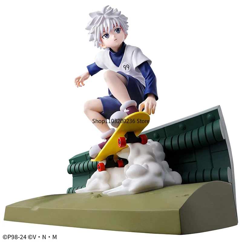 BANDAI Original HUNTER×HUNTER Memorable Saga Special Killua Zoldyck Action Figure Collectible Model Toys for Boys