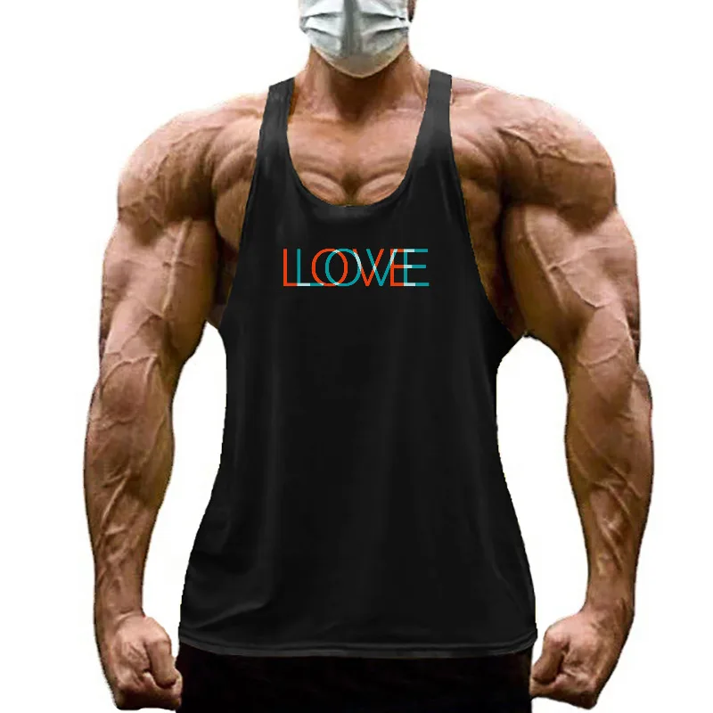 Men's Running Vests  Athletic Tank Top Quick Dry Sleeveless Gym Shirt Breathable Sportswear Bodybuilding For Outdoor Workout