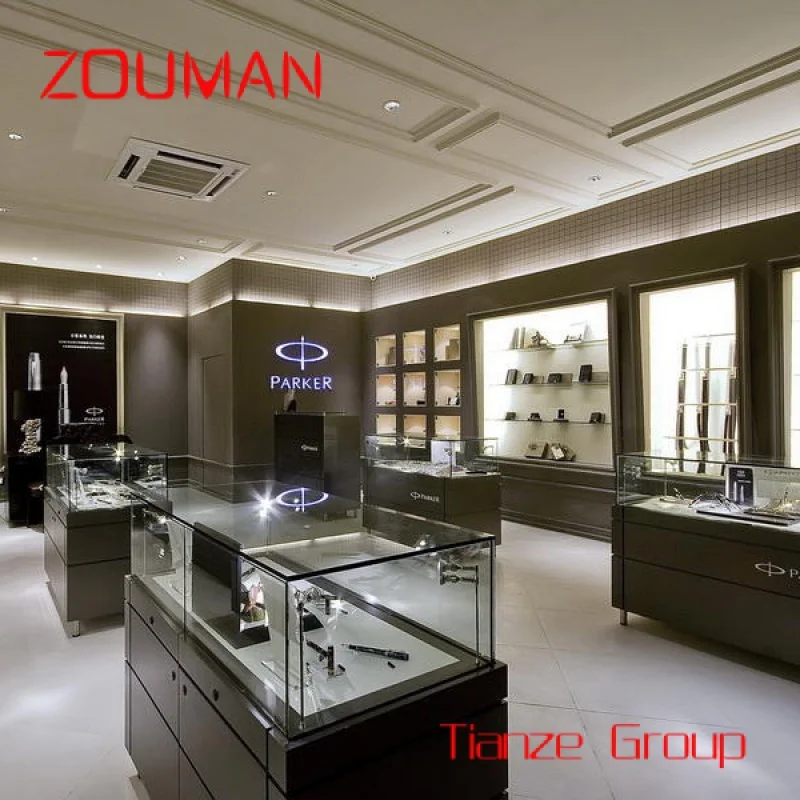 Custom , 3D Design Jewelry Showcase Cabinets Customized Jewelry Shop