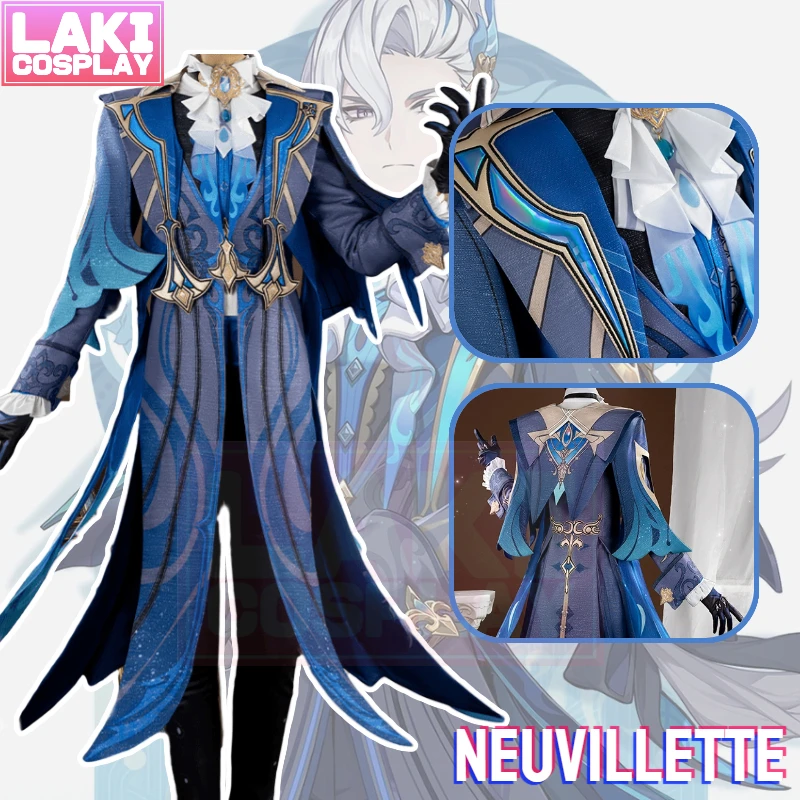 

Genshin Impact Neuvillette Cosplay Costume Neuvillette Cosplay Costume Genshin Impact Cosplay and Cosplay Wig