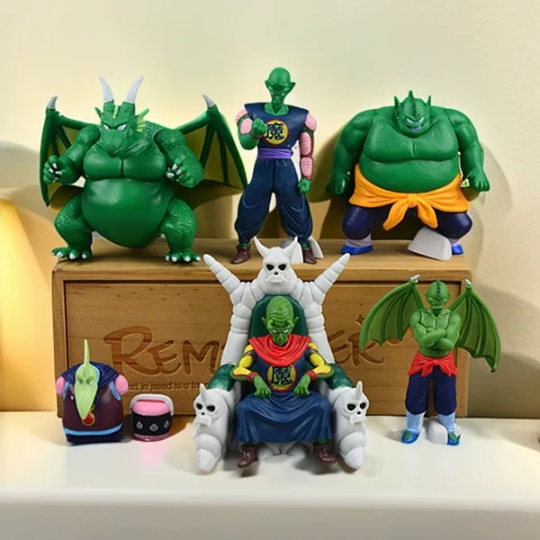 2026 Popular New 6 Dragon Ball Figurines Villains Fat Bubic Great Demon King Sharu Toy Dolls Models Decorative Ornaments Gifts