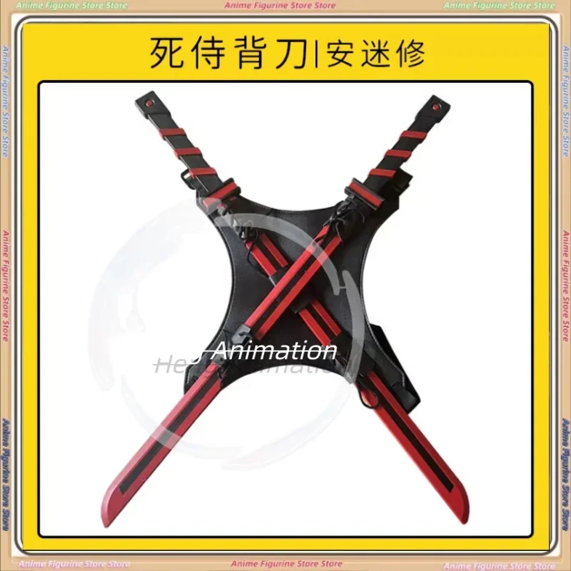 

Deadpool Back Blade Double Blade Props Cyberpunk Double Edged Sword Swords Swords Boys Battling Swords Ornaments