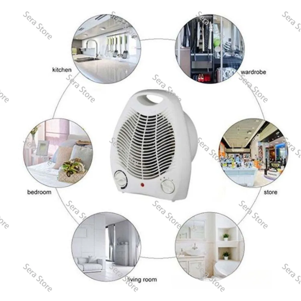 2000W High-power Heater Quick-heating Heater Waterproof Power Saving and Low Noise Office Household Smart Small Electric Heater