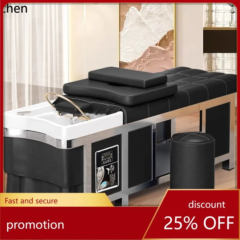 CZ Stainless Steel Head Therapy Shampoo Bed for Hair Salon, Beauty Salon, Special Water Circulation
