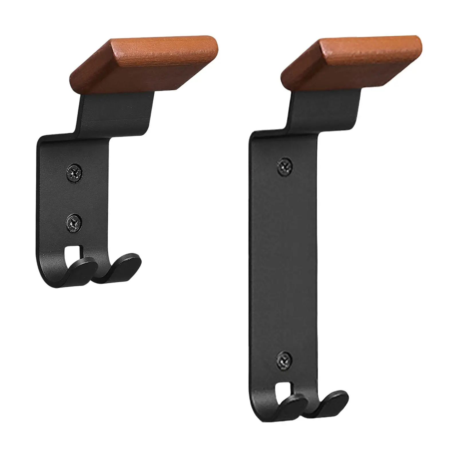 Wooden Steel Helmet Holder Wall Mount for Motorcycle Gear Rack with Key Hook Hanger for Helmet Jacket Bag Storage Display