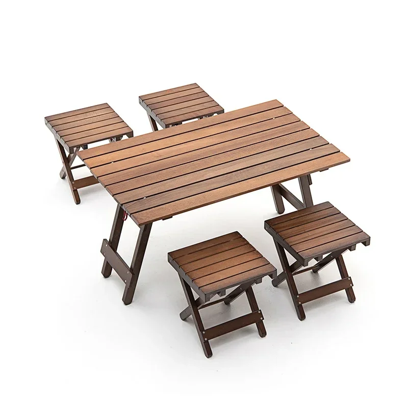 

Wood Dining Sets Leisure Square Outdoor Furniture Folding Table And Chairs Garden Sets