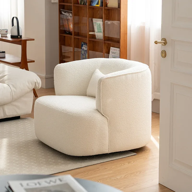 Chaise longue simple blanche