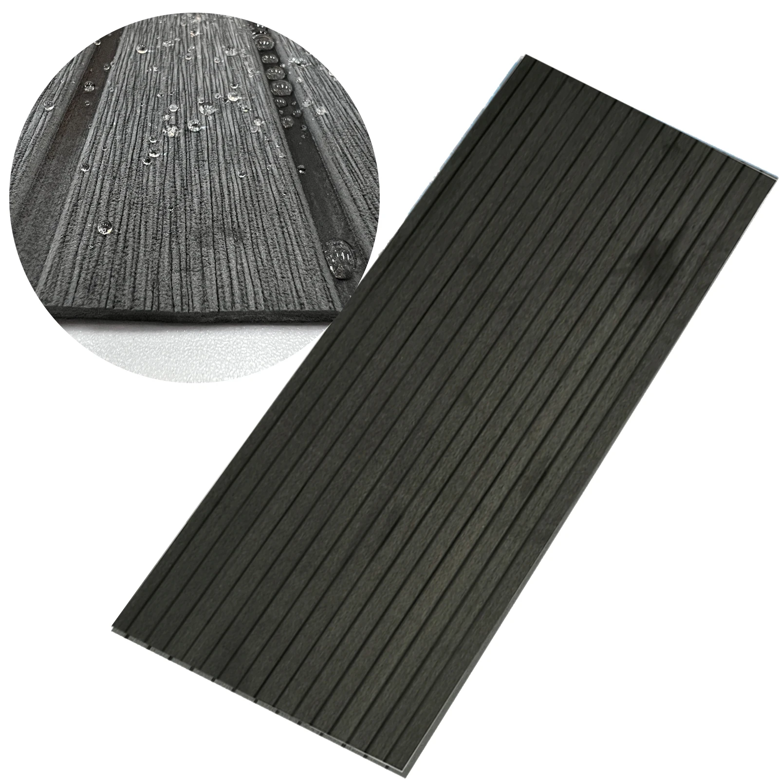 

450x2400x5mm Boat Flooring EVA Foam Boat Decking Faux Teak Marine Carpet Boat Decking Self Adhesive Flooring Pad for Yacht