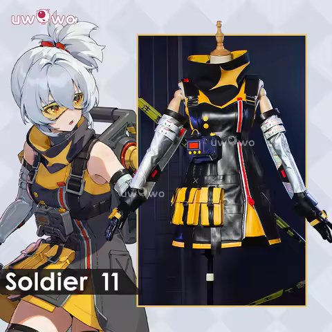 UWOWO Soldier 11 Cosplay Collab Series: Game Zenless Zone Zero/ZZZ Soldier 11 Cosplay Costume
