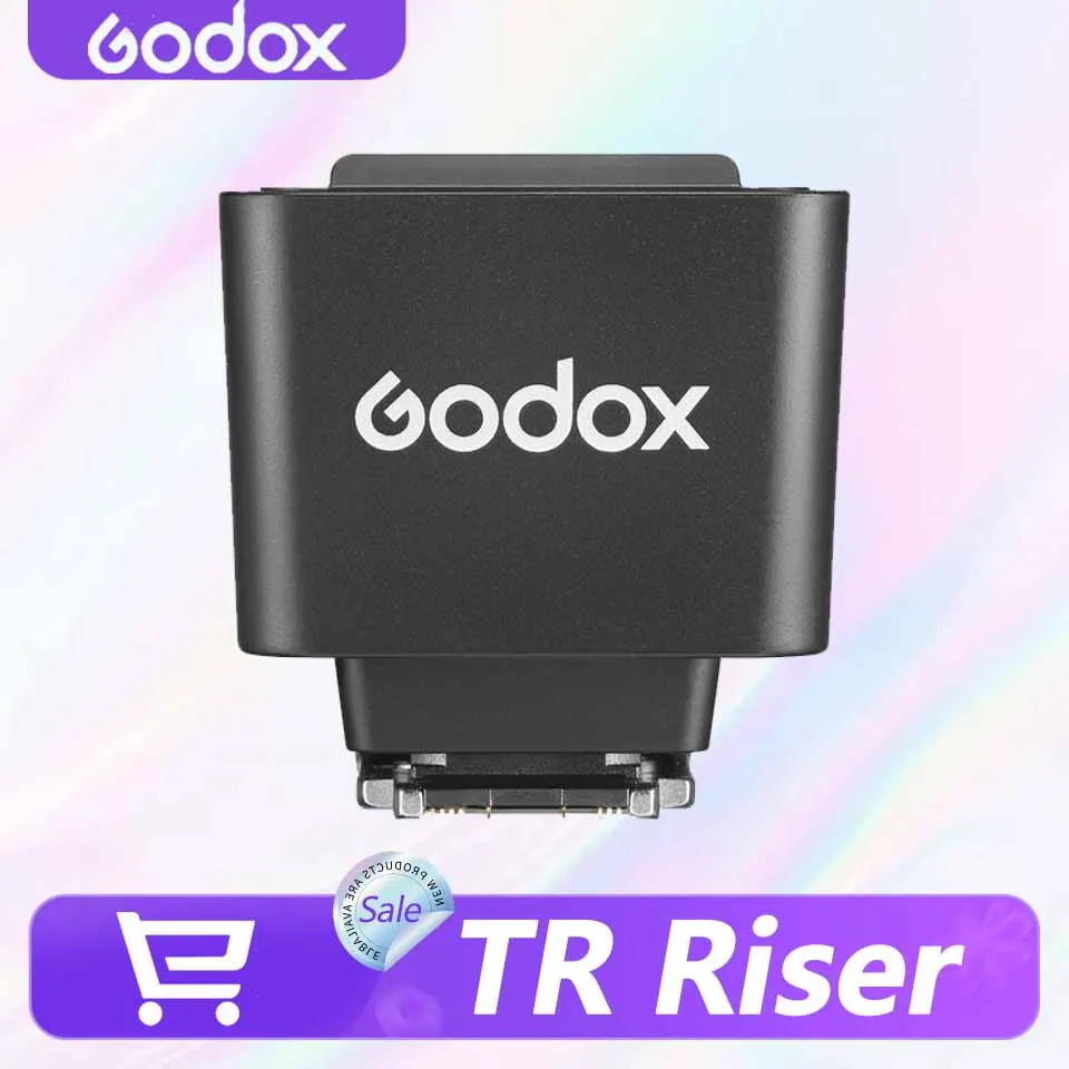 

Godox TR Riser TR-S TR-C TR-N TR-F TR-O for Sony Canon Nikon Fujifilm Olympus TTL HSS Hot Shoe Riser with 0-90° Adjustment Angle