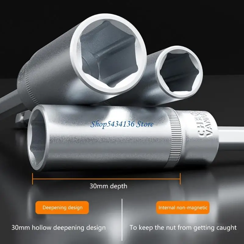 H7ED 1 kawałek 30 mm dodatkowe głębokie gniazdo sześciokątne dla entuzjastów i techników narzędzie