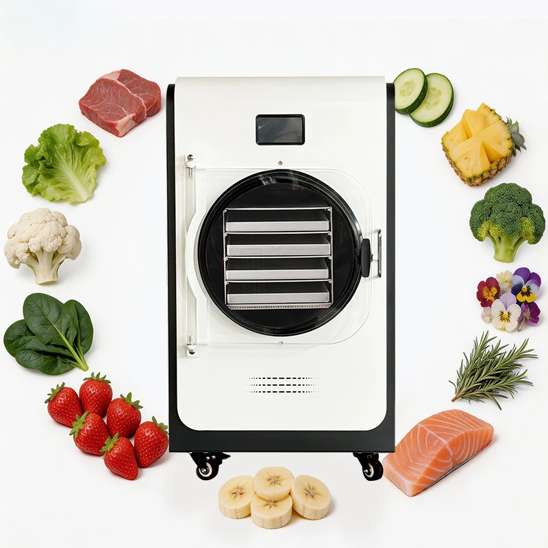 Small 4Kg Household Freeze Dryer, Suitable Powdered Candies, Freeze-Drying Vegetables, Fruits, And Other Products For Sale