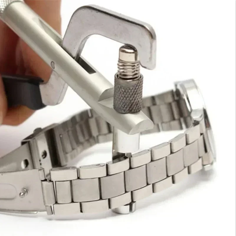 Pins Remover Uhr Armband Band Einstellen Link Pin Zange Puncher Reparatur Kits Werkzeuge Professionelle Stahl Nadeln Puller Uhr Toolbox