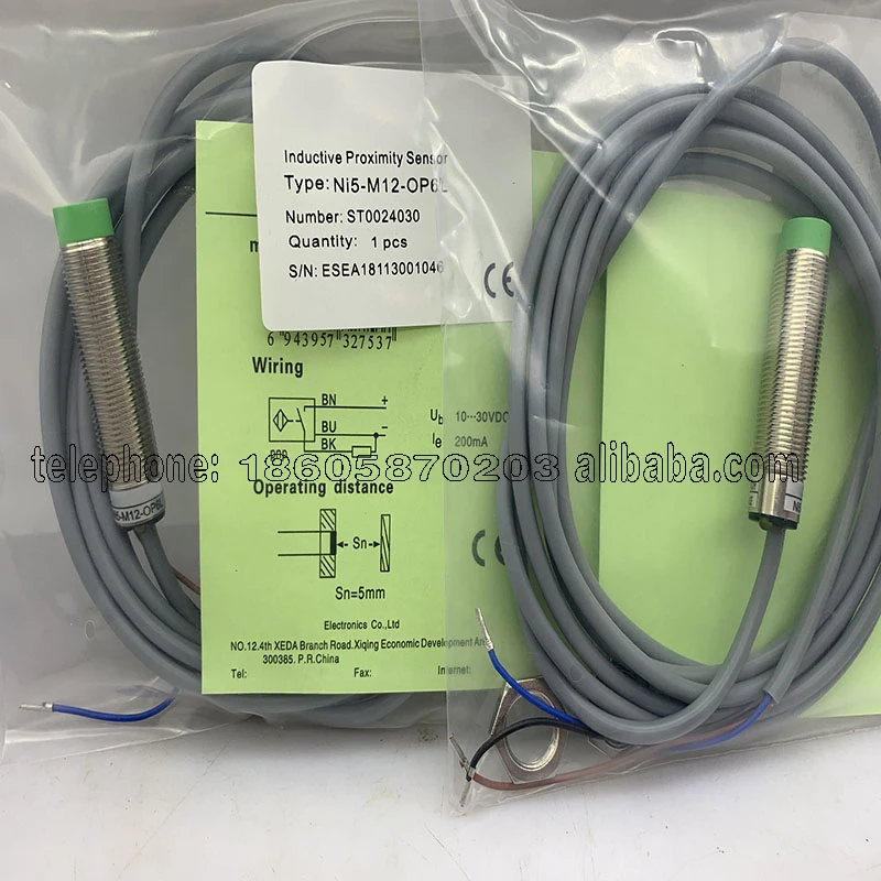 New Proximity Switch Sensor in Stock NI5-M12-OP6L ON6L NI5-M12-CN6L NI5-M12-CP6L Reliable Gold Seller One-year Warranty
