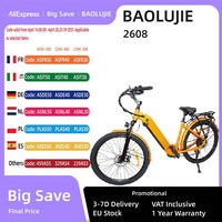BAOLUJIE DS-2608 Adult Electric Bike 500W  Motor Electric Bike 48V12AH Battery 26 Inch Tire All Terrain Electric Bike