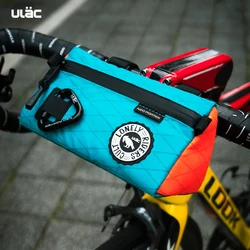 ULAC Waterproof Cycling Handlebar Bag 1L MTB Road Bike Portable Frame Tube Bag With Multipurpose Triangle Karabine Bicycle Pack