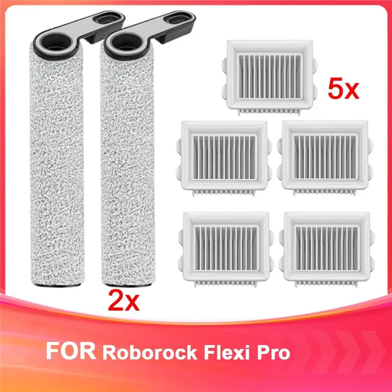 at21：roborock-flexi-pro-搭載のウェット＆ドライ掃除機用ローラーブラシおよびフィルターの交換用アクセサリー、スペアパーツ