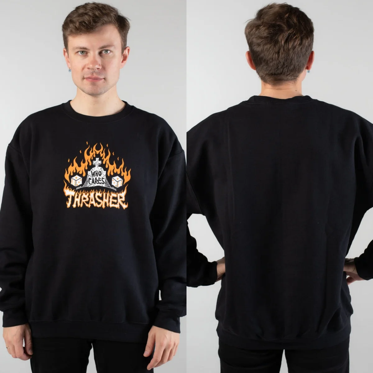 2026 Pop Thra Hoodies Sher Skateboard Collection Sweatshirt Graphic Printing High-end Luxury Unisex Style Both of Men and Women