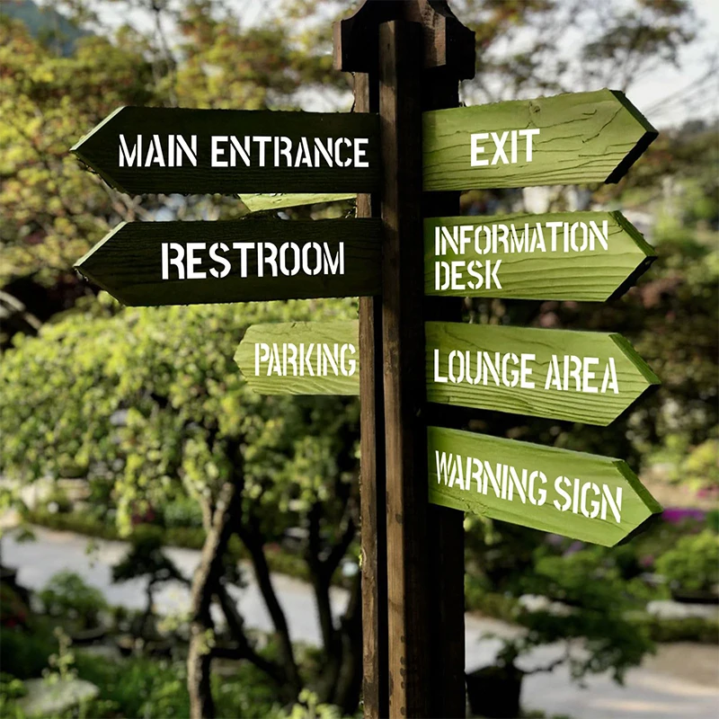 New 42 PCS Letter Stencils 3 Inch, Interlocking Craft Stencils Kit, Reusable Plastic Alphabet Templates