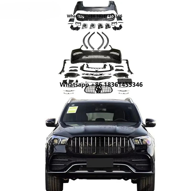 

For GLE Coupe C167 with GLE63 Bodykit Premium Car Bumpers Upgrade 20-23