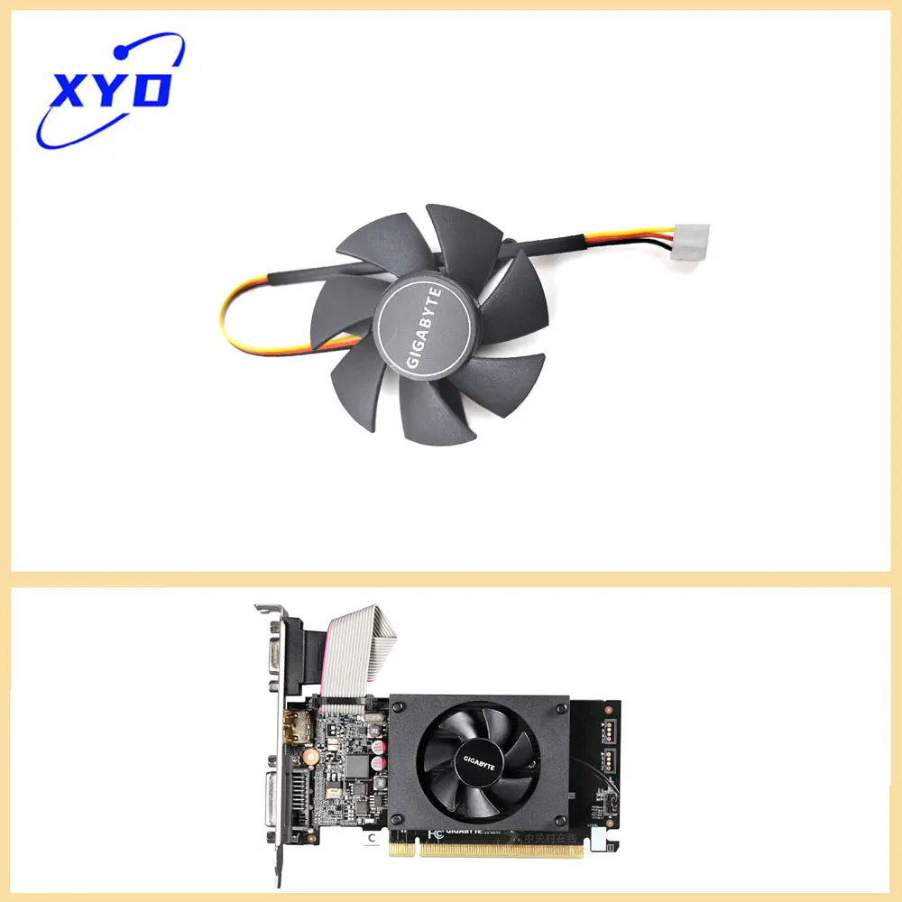 

NEW 45MM 3PIN FS1250-S2053A GIGABYTE GV-N710D3 DC 12V graphics card cooling fan